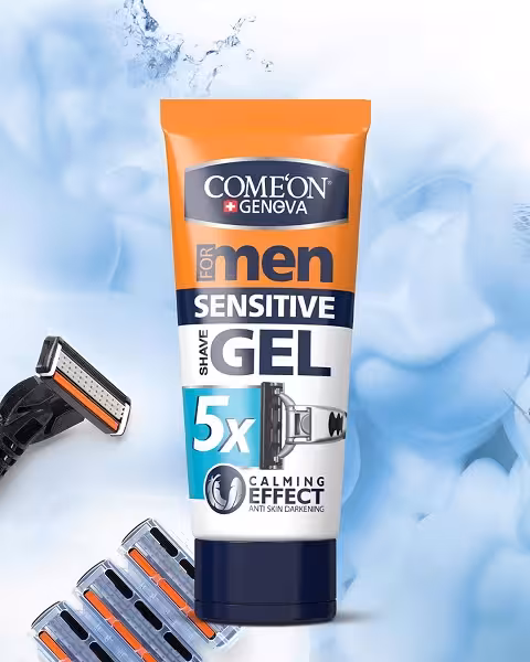 ژل اصلاح پوست خشک و حساس کامان 175 میل