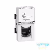 کیستون شبکه لگراند CAT6A UTP، یک ماژول باریک