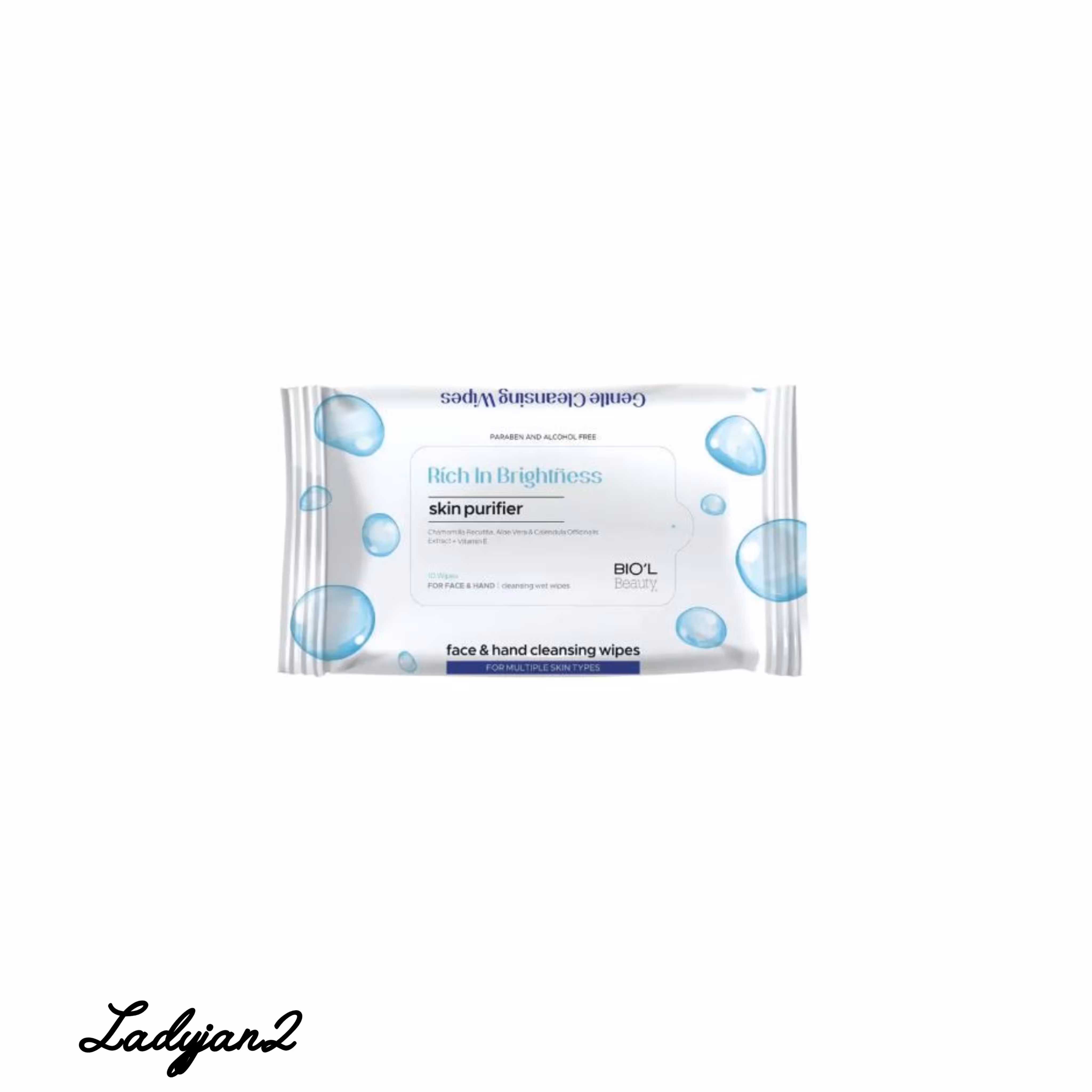 دستمال مرطوب بیول مدل Rich in brightness بسته 10 عددی