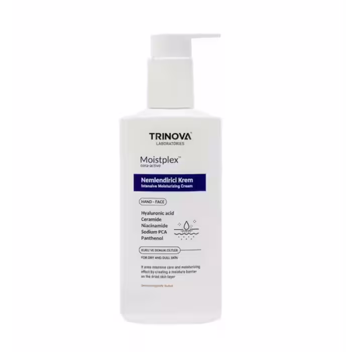 کرم دست و صورت آبرسان و ضد لک ترینوا TRINOVA مدل MOISTPLEX حجم 200 میل