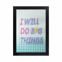تابلو انگیزشی طرح BIG THINGS کد PF-13005 لوژین