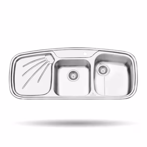 سینک ظرفشویی توکار پرنیان استیل