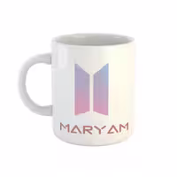 خرید ماگ-لیوان  اسم مریم  bts army کد 928