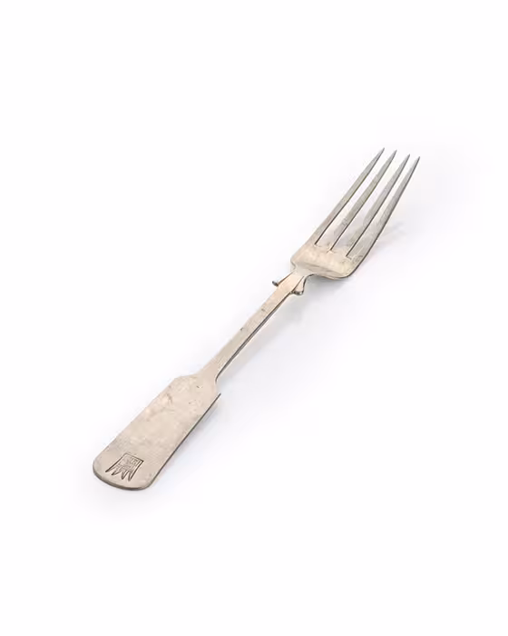 چنگال غذا خوری قدیمی کد 1