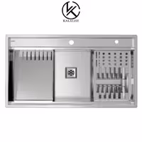 سینک کن استیل توکار مدل BCN 304 شیر آبشاری