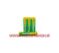 باتری رویالوکس (پارس شعاع توس) نیم قلمی مدل SUPER HEAVY DUTY مدل 1044 بسته 4 عددی