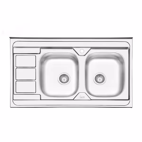 سینک ایلیا استیل نیمه فانتزی روکار 3051