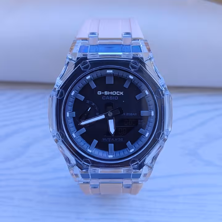 ساعت جی شاک دو زمانه اسپرت پمپی