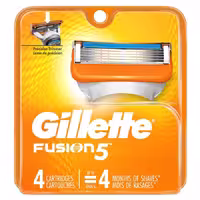 تیغ یدک ژیلت مدل Fusion بسته 4 عددی