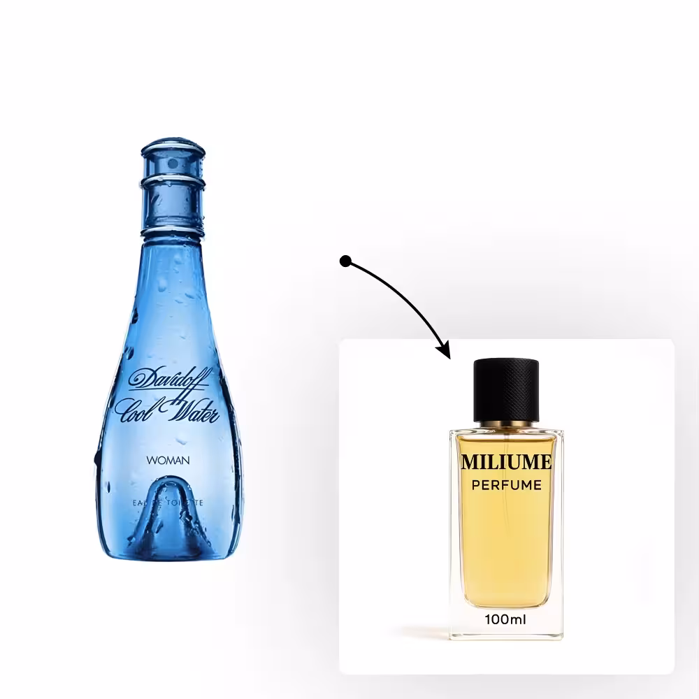 اسانس عطر Davidoff Cool Water برند Argeville - کد 1211 - دیویدوف کول واتر 100ML - میلیوم پرفیوم
