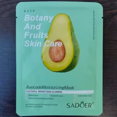 ماسک ورقه ای مرطوب کننده پوست آووکادو سادور