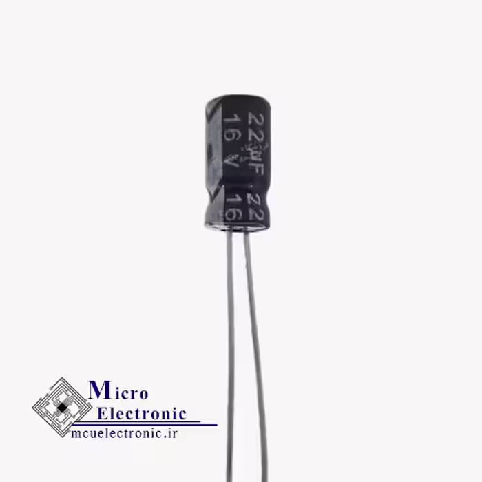 خازن الکترولیت 22uF 16v