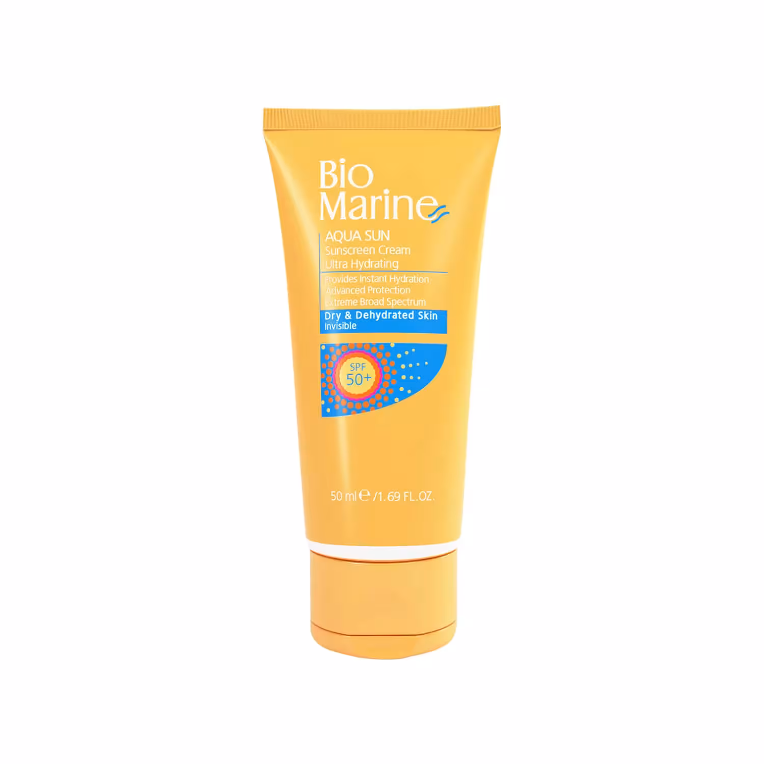 بایومارین-ضدافتاب رطوبت رسانSPF50بی رنگ