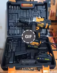 دریل شارژی پیچ گوشتی شارژی 58 ولت چکشی طرح گیربکسی دیوالت مدل 58W