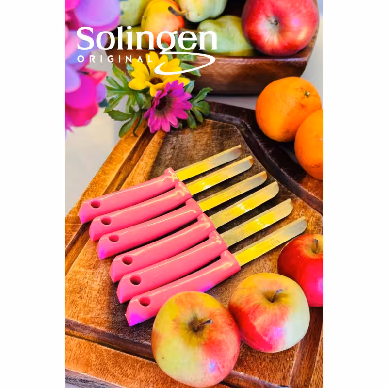 ست 6 عددی چاقوی میوه و سبزی زولینگن اصل مدل اره ای – ساخت آلمان