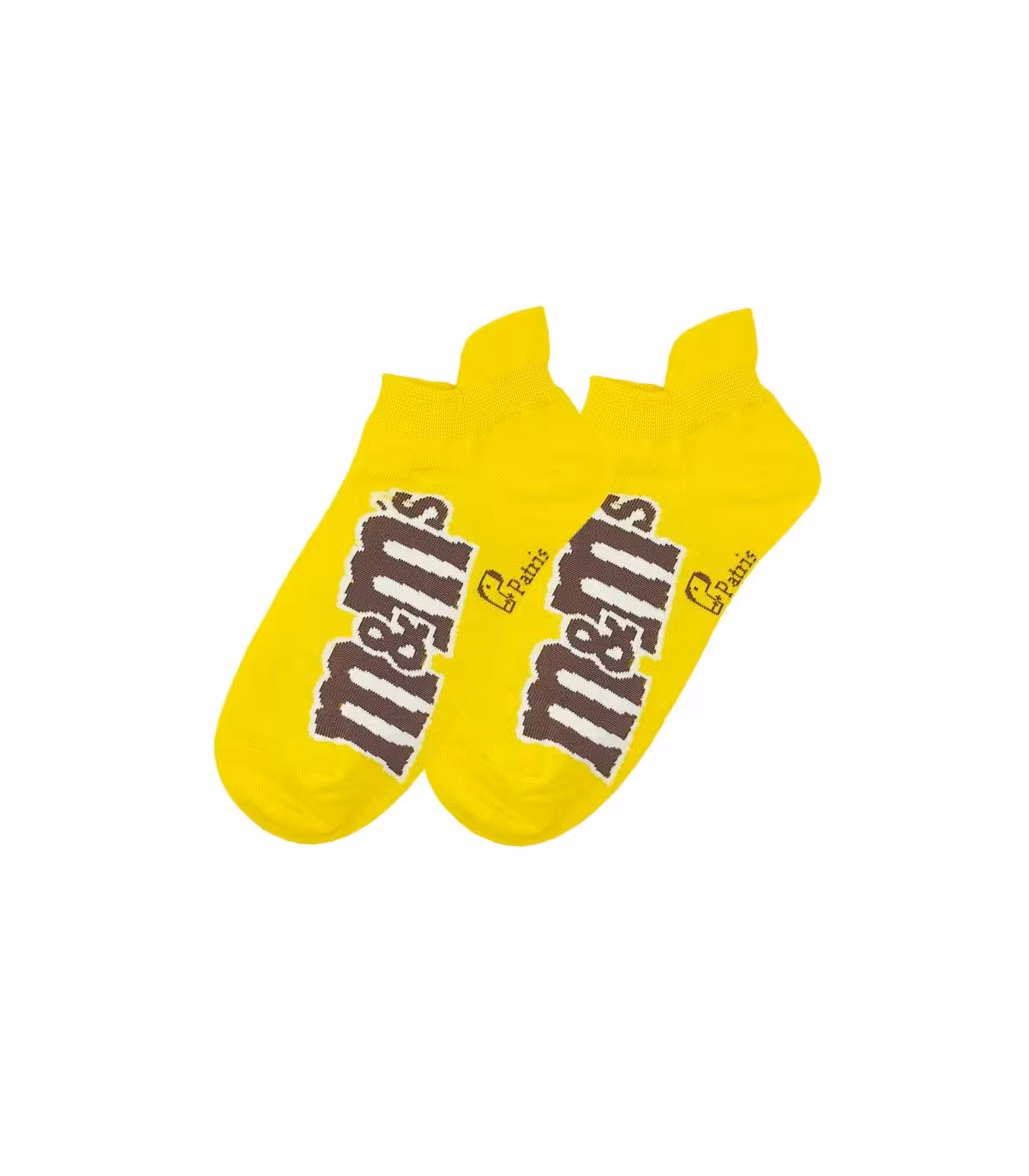 جوراب مچی پاتریس شکلاتی طرح ام اند ام m&m