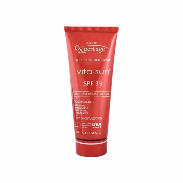 کرم ضد آفتاب آردن اکسپرت ایج مدل Vita-Sun SPF 35 مناسب پوست معمولی حجم 45 میلی لیتر – بی رنگ