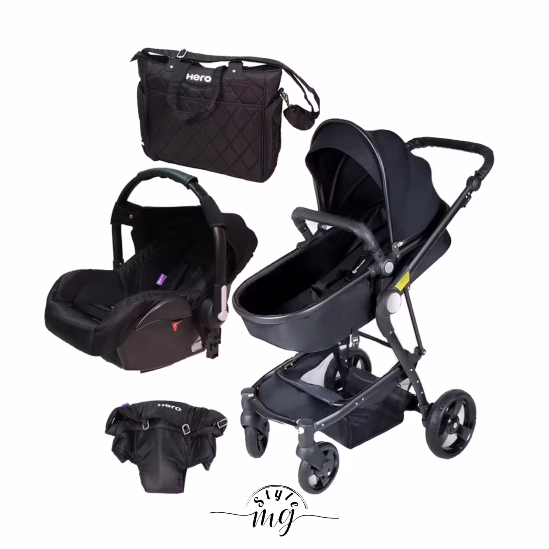 ست کالسکه و کریر مخصوص کودک برند دلیجان اصل مدل هیرو