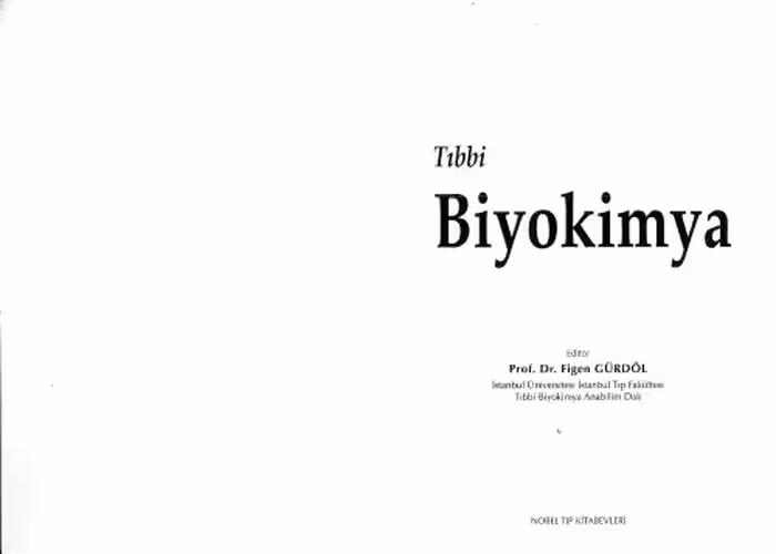 خرید و دانلود نسخه کامل کتاب Tıbbi Biyokimya