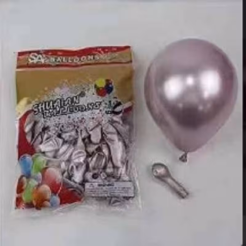 بادکنک کروم یاسی 6 اینچ - بادکنک کروم یاسی سایز کوچک - بادکنک لاتکس کروم یاسی سایز کوچک