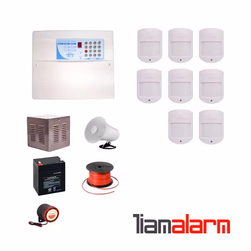 پکیج دزدگیراماکن باسیم مدل فایواستار سیم کارتی و تلفنیFS206H68