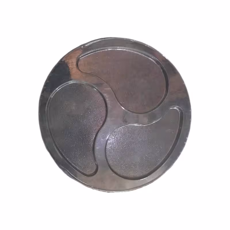 قالب طلقی اردوخوری گرد سه خانه 25 سانت