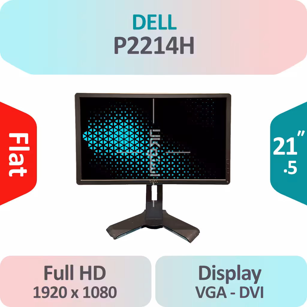 مانیتور استوک Dell P2214H سایز 22 اینچ Full HD