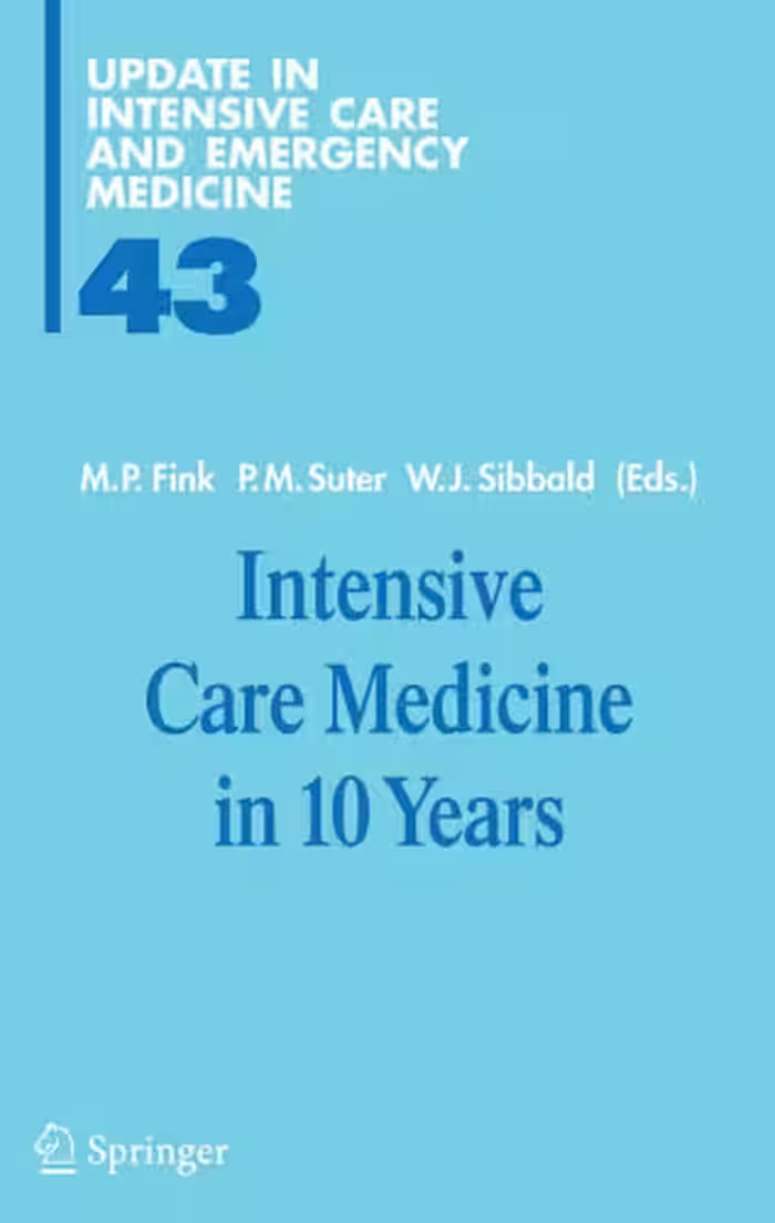 خرید و دانلود نسخه کامل کتاب Intensive Care Medicine in 10 Years