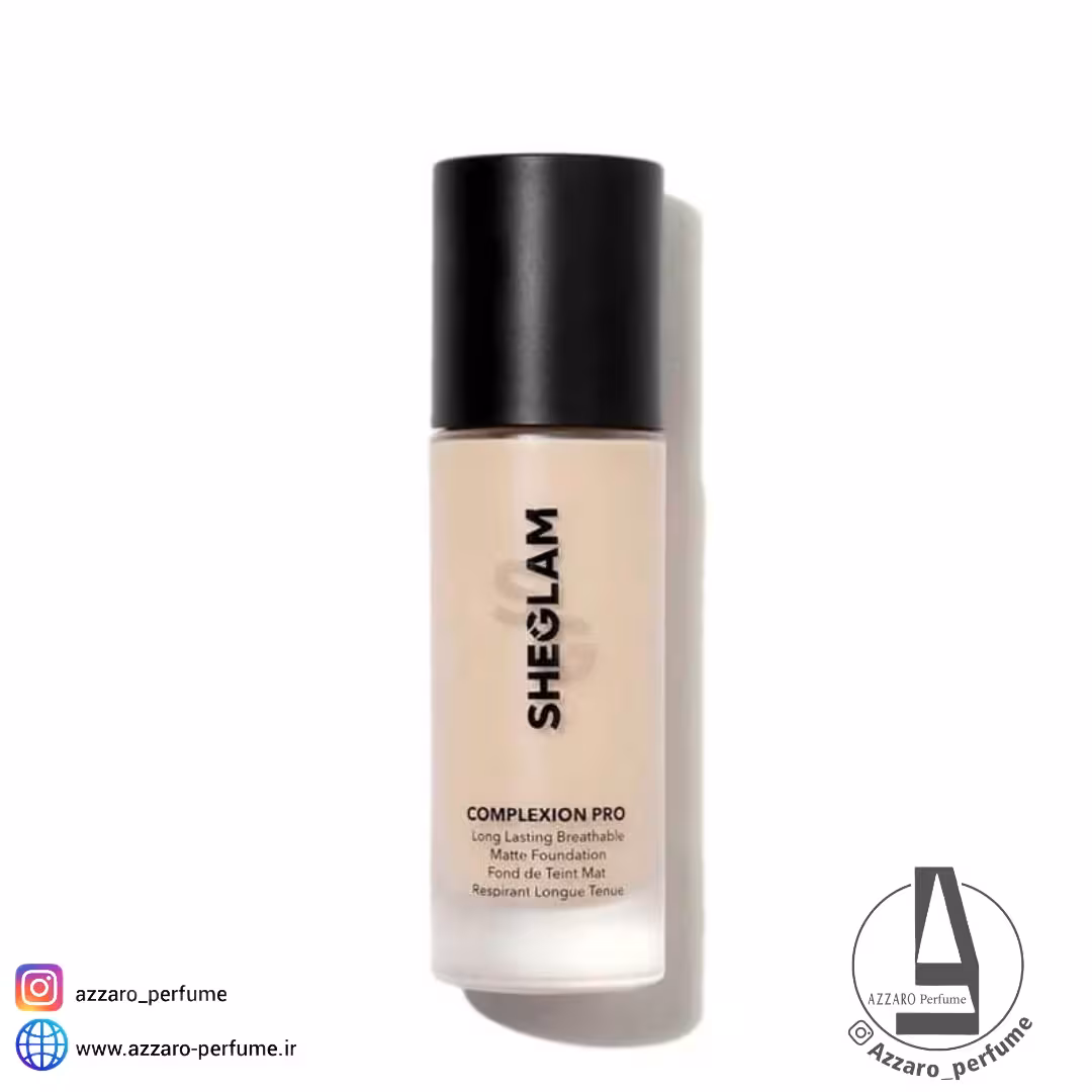 کرم پودر مات شیگلم SHEGLAM مدل COMPLEXION PRO رنگ Porcelain حجم 30 میل