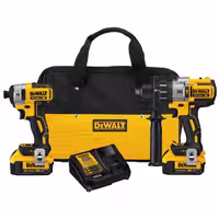 ست شارژی دیوالت مدل DCK299M2 ، دریل شارژی و امپکت شارژی