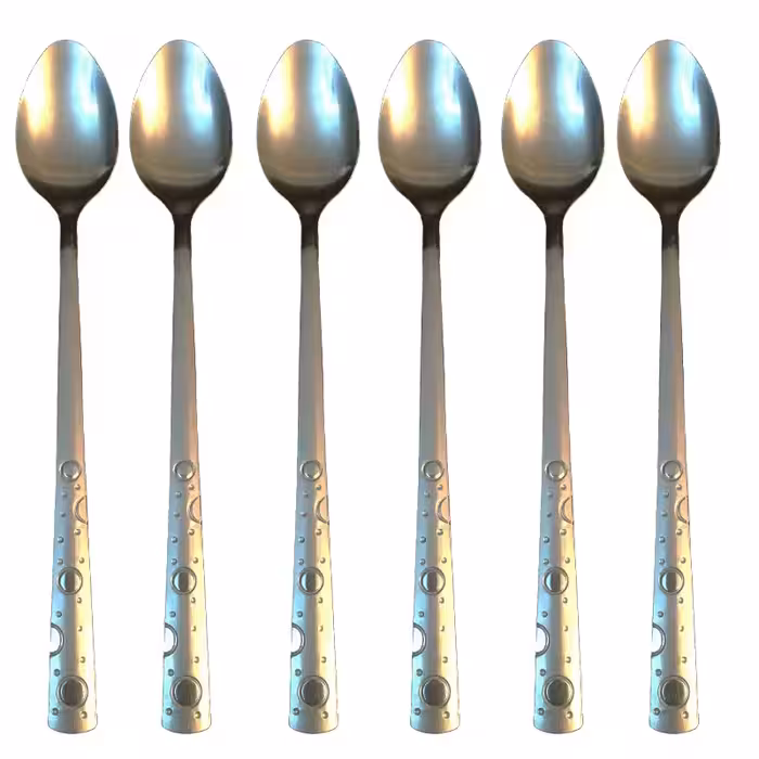 قاشق شربت خوری مدل توپی مجموعه 6 عددی