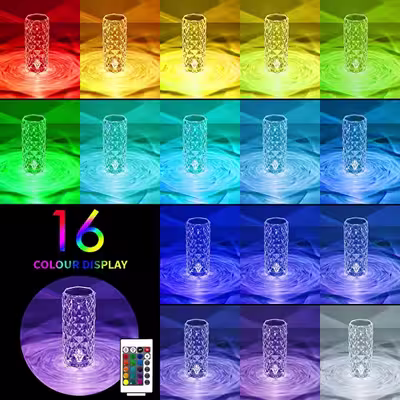 چراغ خواب مدل Rose rgb2022