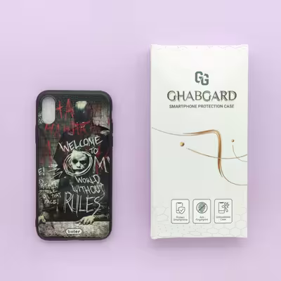 کاور قاب گارد مدل پسرانه مناسب برای گوشی موبایل اپل iphone x\xs 