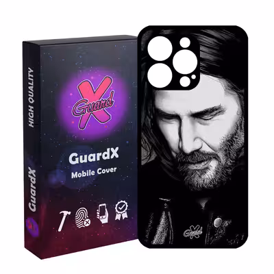 کاور گارد ایکس طرح جان ویک مدل Glass10498 مناسب برای گوشی موبایل اپل iPhone 13 Pro