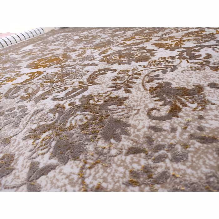 فرش ماشینی زمرد مشهد طرح پتینه مدل 2115