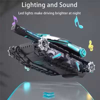 تانک بازی کنترلی مدل تیرپرتابی ژله ای کد HD5000