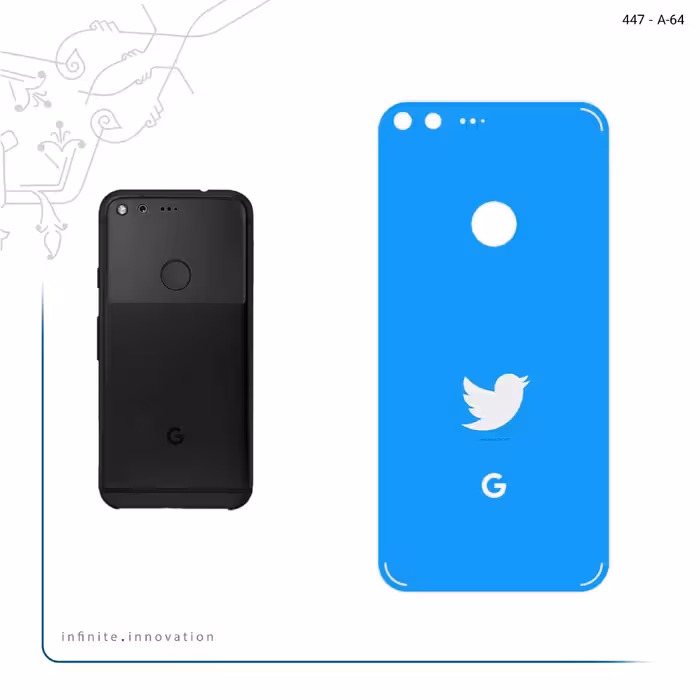 برچسب پوششی ماهوت مدل Tweeter مناسب برای گوشی موبایل گوگل Pixel