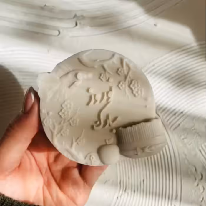 قالب شمع مدل سکه نوروز مبارک