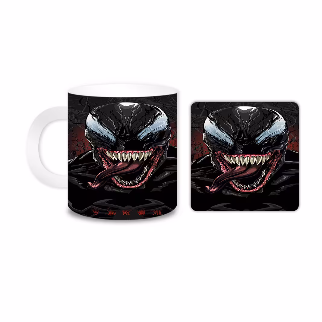 ماگ مدل ونوم کد 1591 به همراه زیر لیوانی