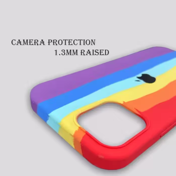 کاور آیرون من مدل RAINBOW مناسب برای گوشی موبایل اپل IPHONE 12 PRO MAX همراه با قلم لمسی