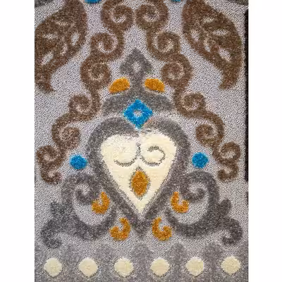 فرش ماشینی ساوین کد 7416 زمینه نقره ای