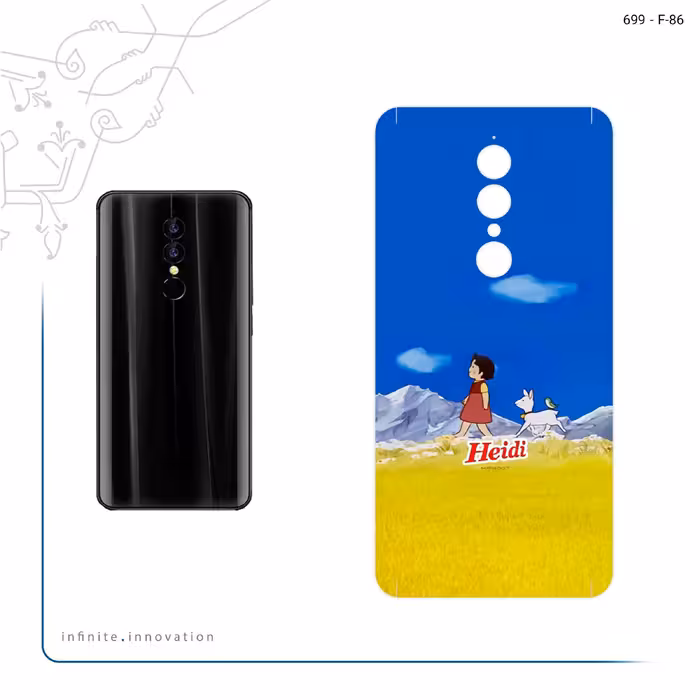برچسب پوششی ماهوت مدل Heidi Girl of the Alps مناسب برای گوشی موبایل یومی A1 Pro