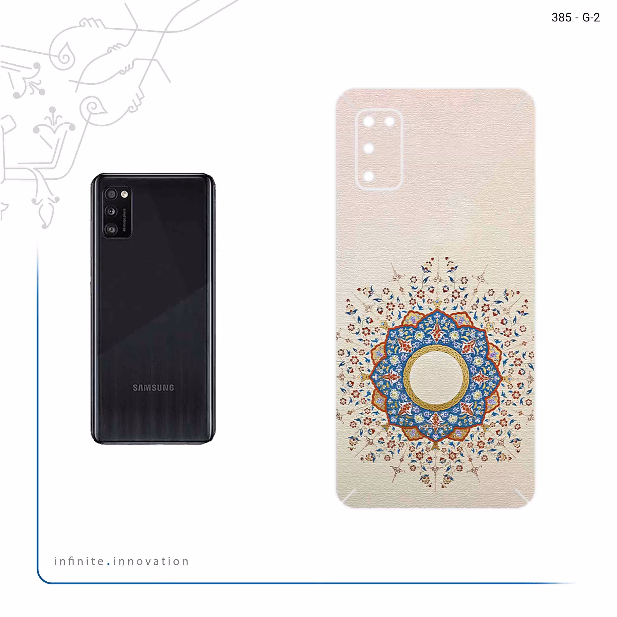 برچسب پوششی ماهوت مدل Art of Illumination 1 مناسب برای گوشی موبایل سامسونگ Galaxy A41