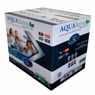 دستگاه تصفیه کننده آب آکوآ اسپرینگ مدل UF-SF4000 به همراه فیلتر مدل 02 مجموعه 4 عددی و کیت نشتی گیر