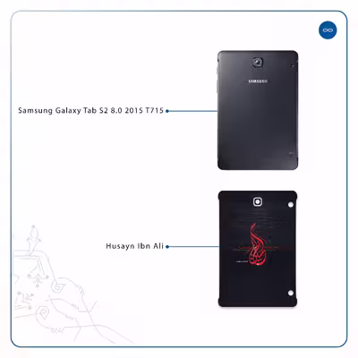 برچسب پوششی ماهوت مدل Husayn-Ibn-Ali مناسب برای تبلت سامسونگ Galaxy Tab S2 8.0 2015 T715
