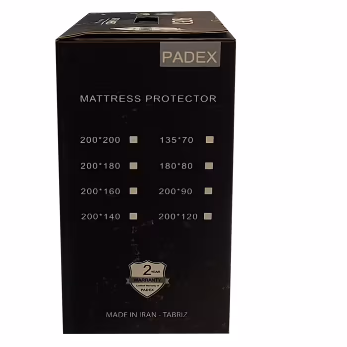 محافظ تشک پدکس مدل ضد اب دو نفره سایز 160×200 سانتی متر