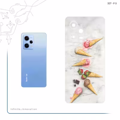 برچسب پوششی ماهوت مدل Funnel_ice_cream مناسب برای گوشی موبایل شیائومی Redmi Note 12 Pro