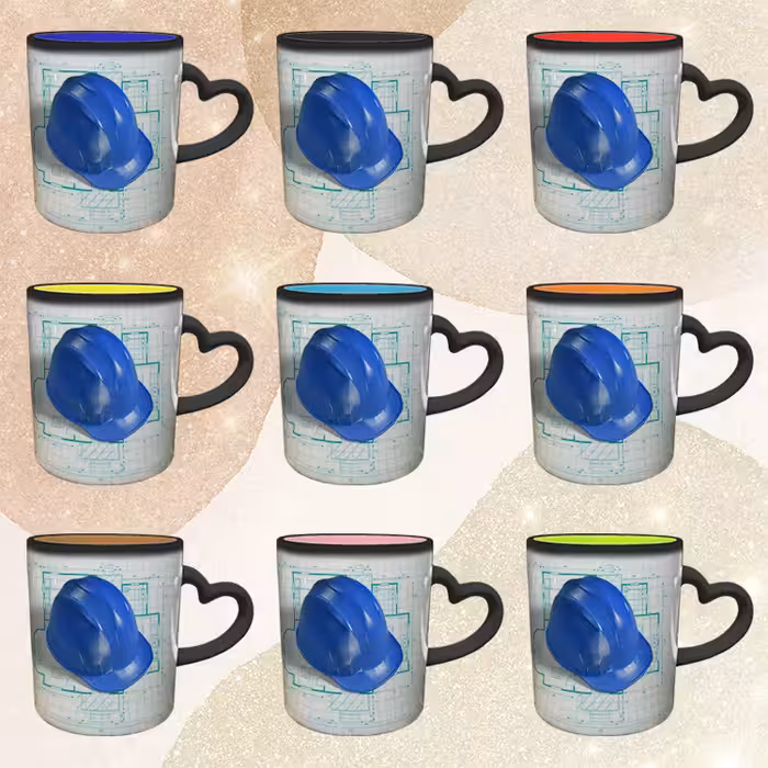 ماگ حرارتی مدل دسته قلبی طرح مهندس کد 21