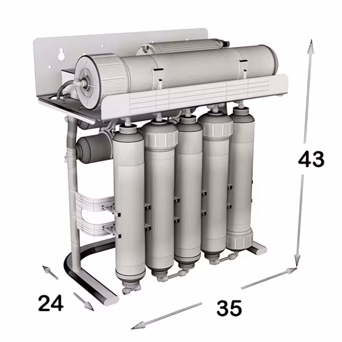 دستگاه تصفیه کننده آب اس اس وی مدل PureLine 2W X800