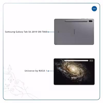 برچسب پوششی ماهوت مدل Universe-by-NASA-1 مناسب برای تبلت سامسونگ Galaxy Tab S6 2019 SM-T860